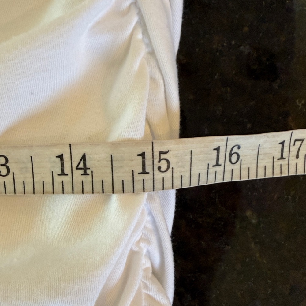 Athleta Topanga White Pullover Fitted Jersey Dress Size Medium - Picture 12 of 15